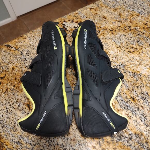 Louis Garneau Multi Airflex Cycling Shoes Black Bright Yellow Men's EU 48 US 13 - Picture 7 of 12